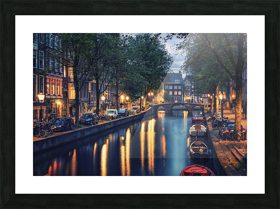 Amsterdam Evening Picture Frame print
