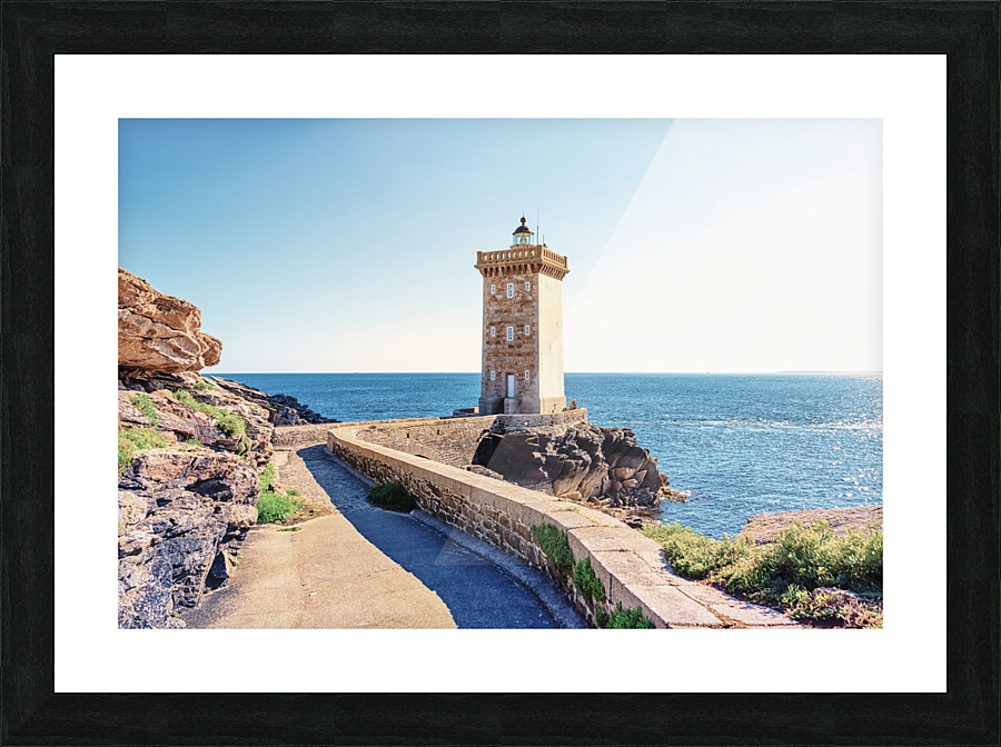  Phare de Kermorvan Picture Frame print