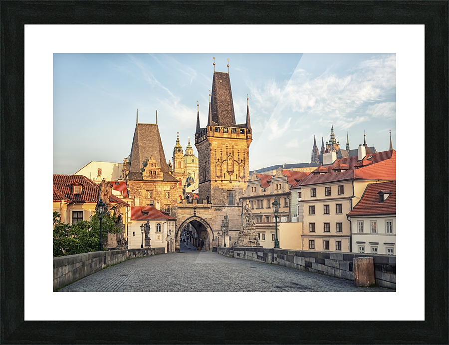Charles Bridge Picture Frame print