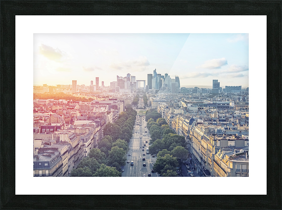 Sweet Light Over Paris Picture Frame print