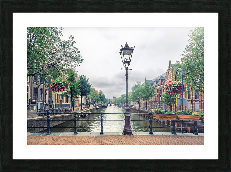 Amsterdam downtown Picture Frame print