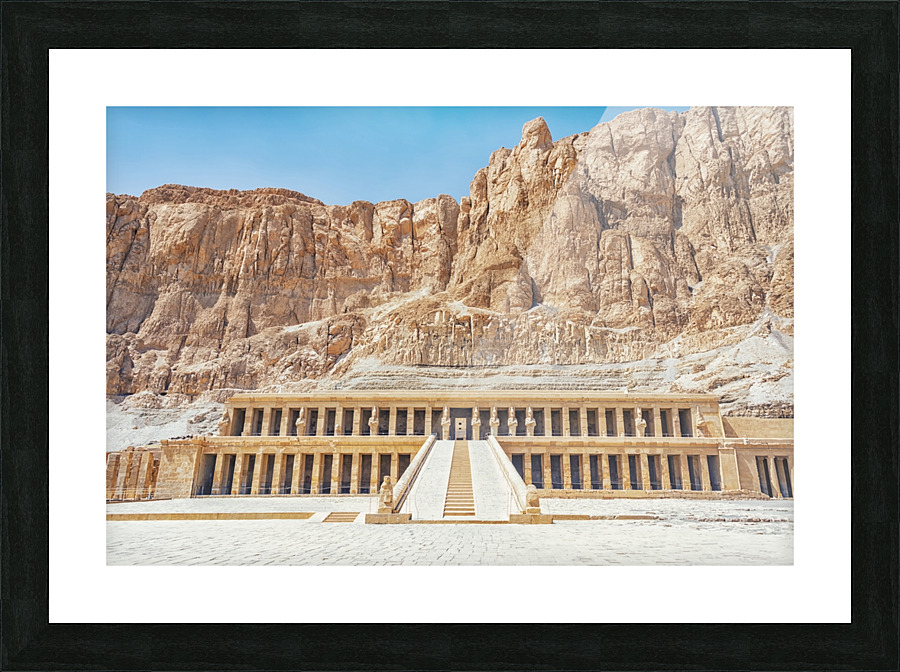 Hatshepsut Temple Picture Frame print