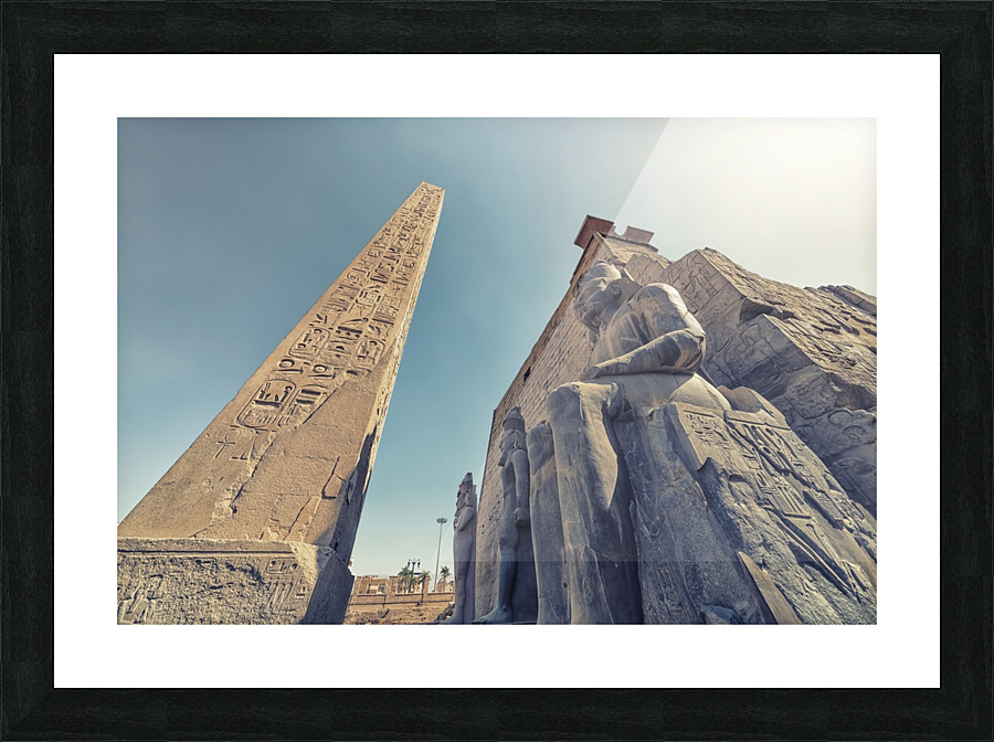 Luxor Temple Picture Frame print