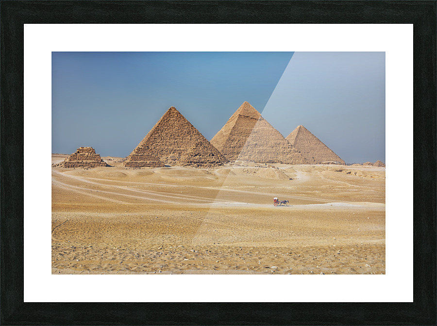 Giza Plateau Picture Frame print