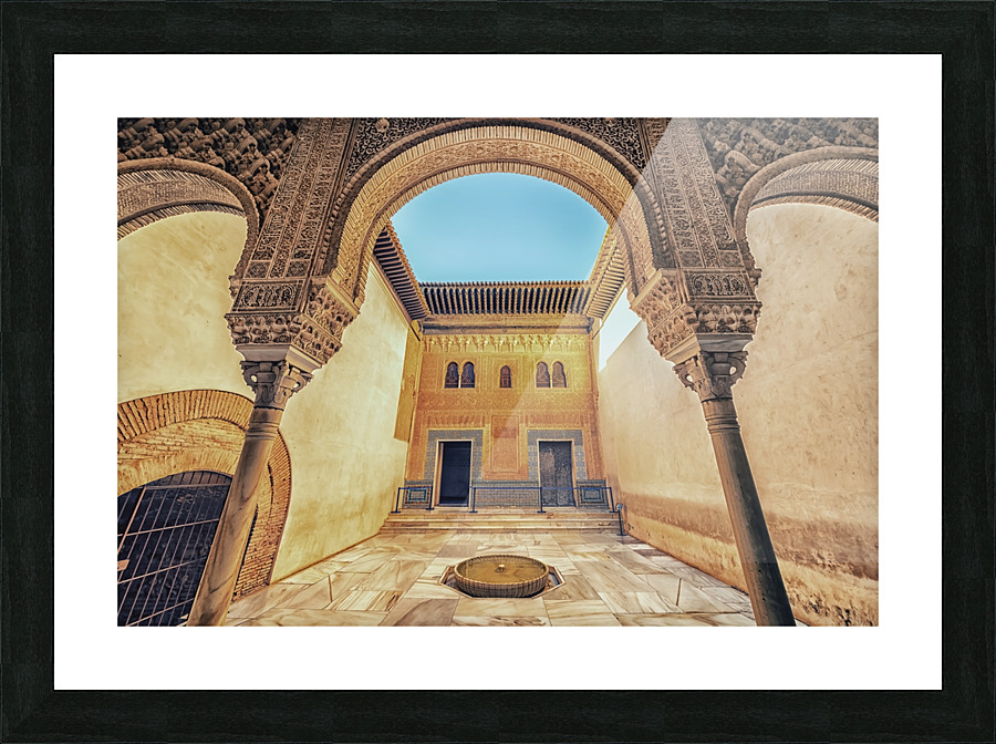 Alhambra Architecture Picture Frame print