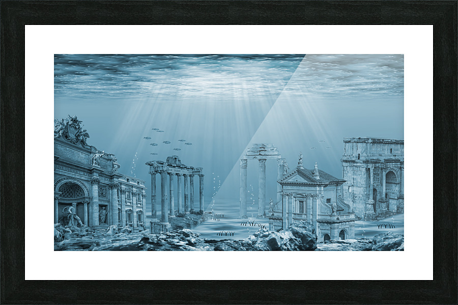 Atlantis Picture Frame print