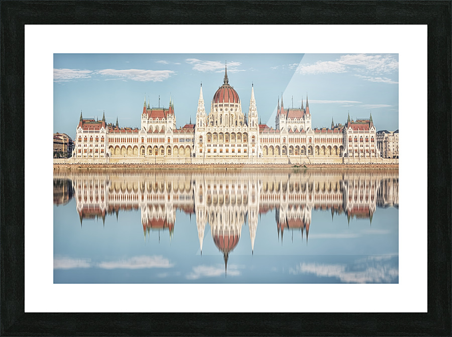 Parliament Reflection Picture Frame print