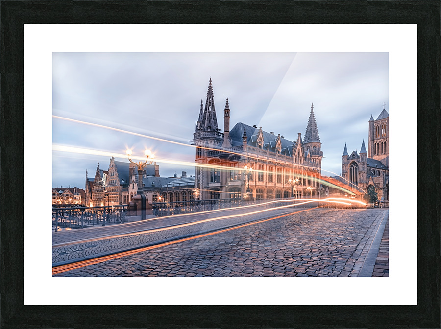 Bruges City Picture Frame print
