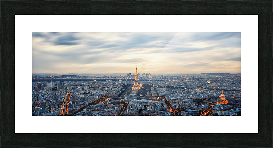 Paris Evening Picture Frame print