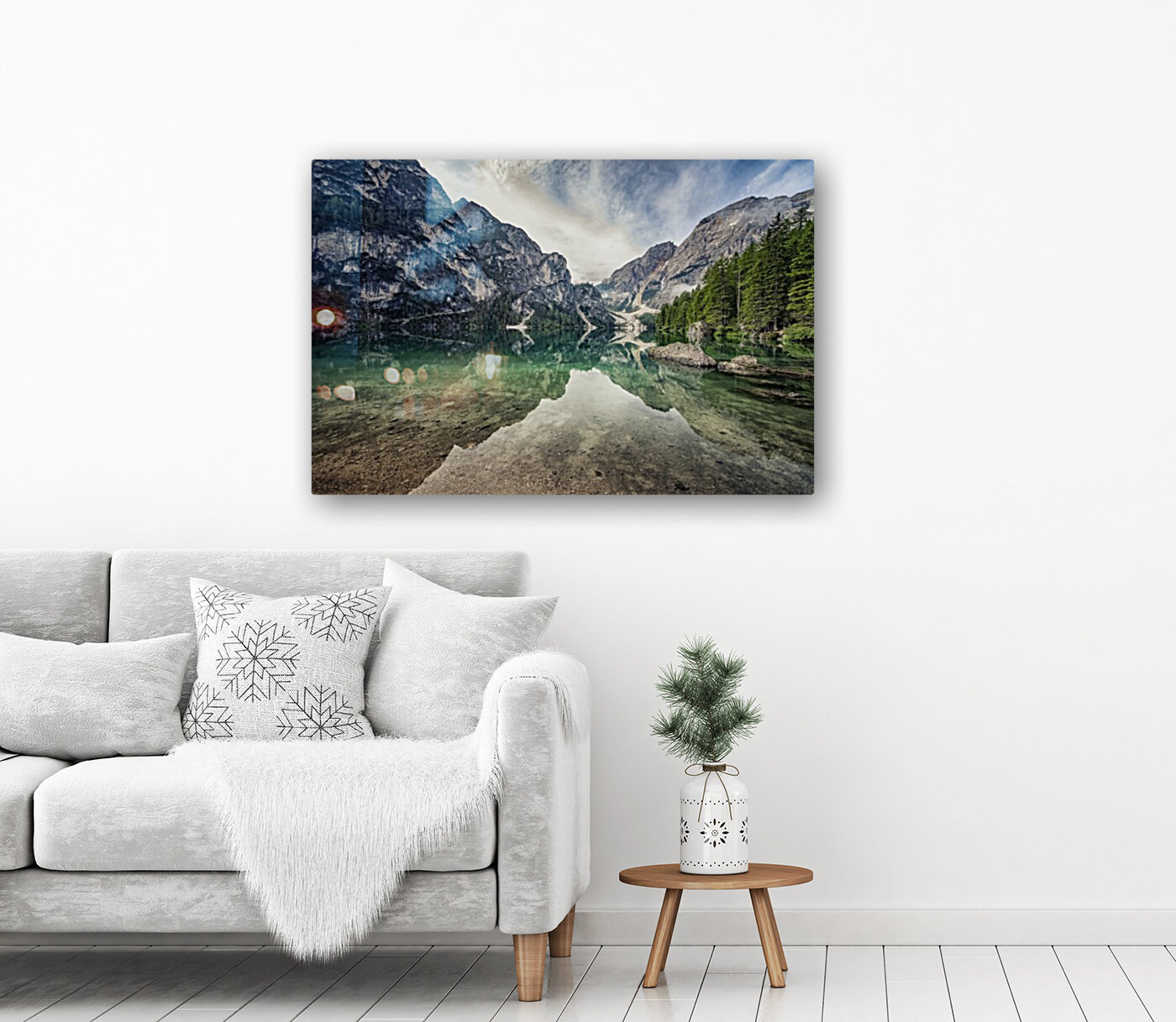 Reflection at Braies Reproduction