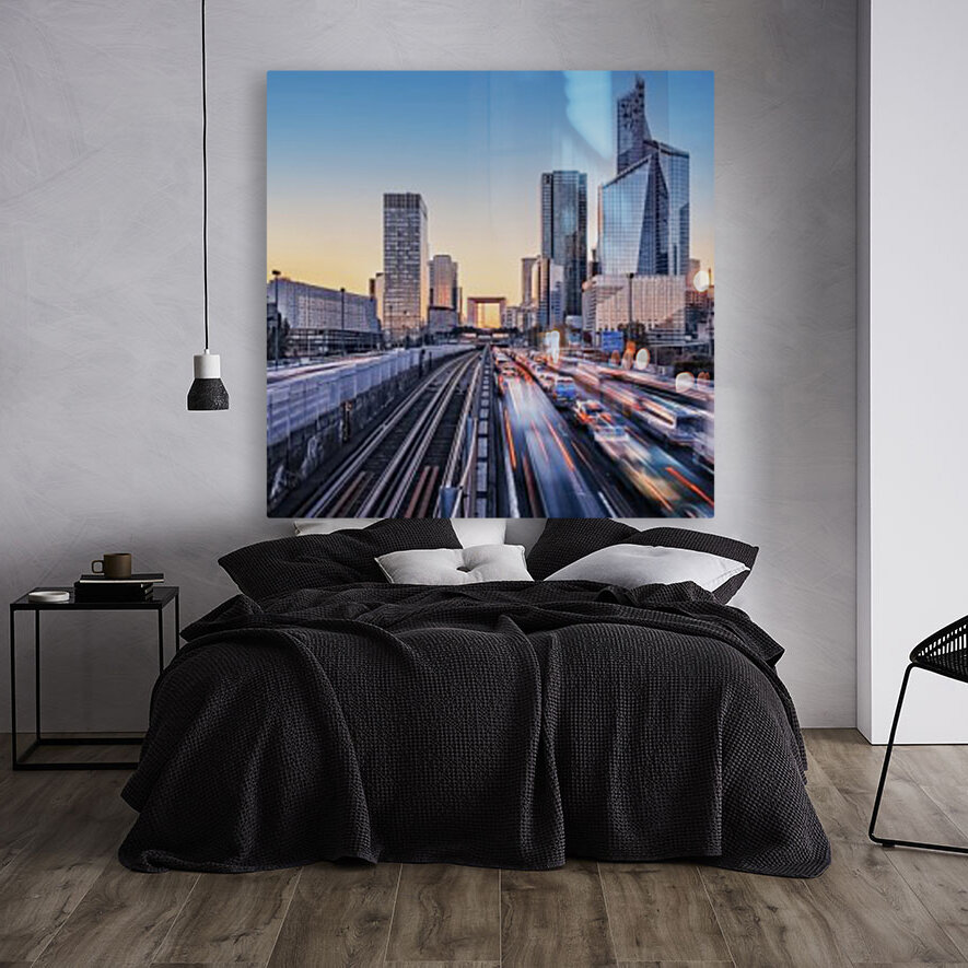 La Defense at sunset Reproduction