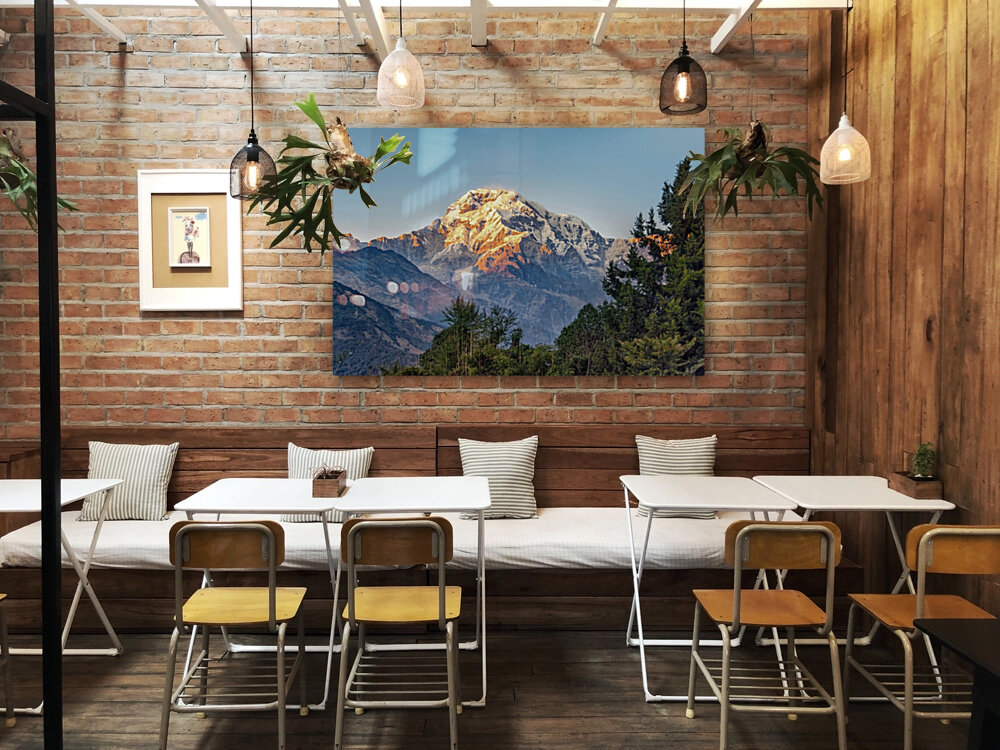 Annapurna sunset Reproduction