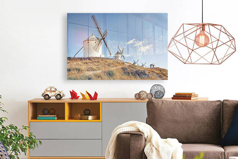 Windmills in La Mancha by Manjik Pictures