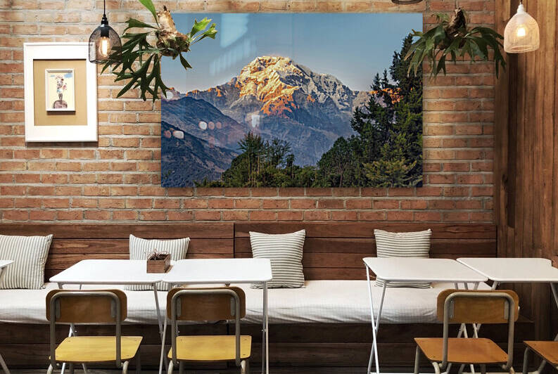 Annapurna sunset Reproduction
