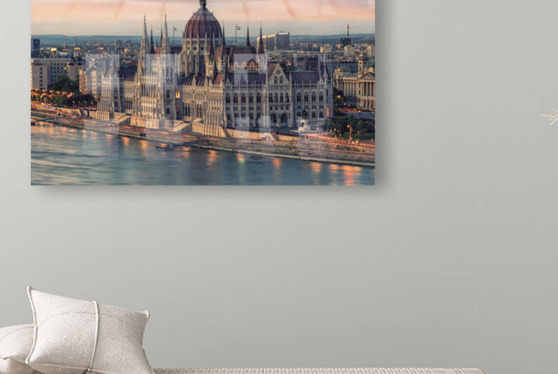 Hungarian Parliament sunset by Manjik Pictures