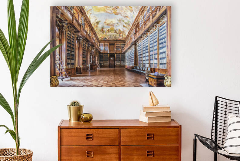 Library in Prague by Manjik Pictures