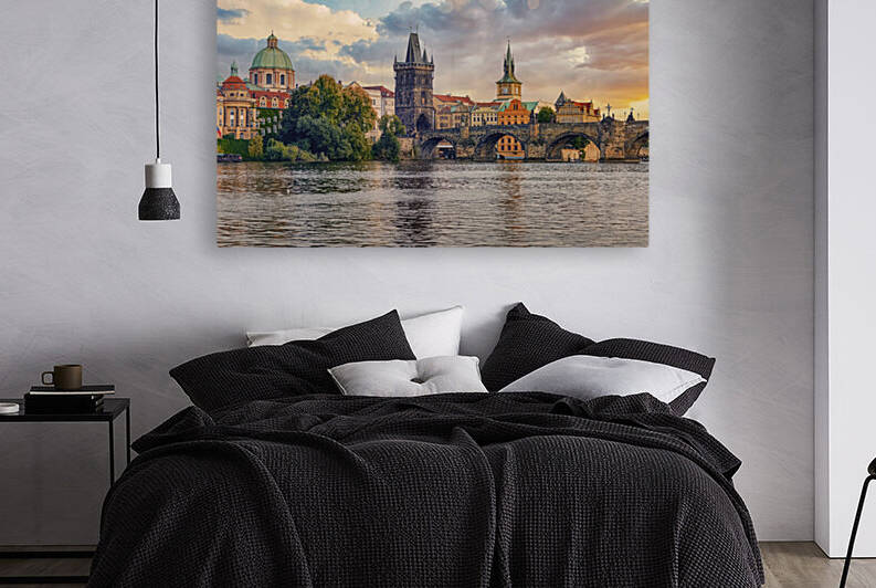 Prague Sunset by Manjik Pictures