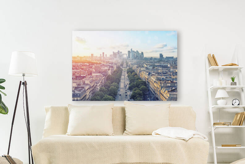 Sweet Light Over Paris Reproduction