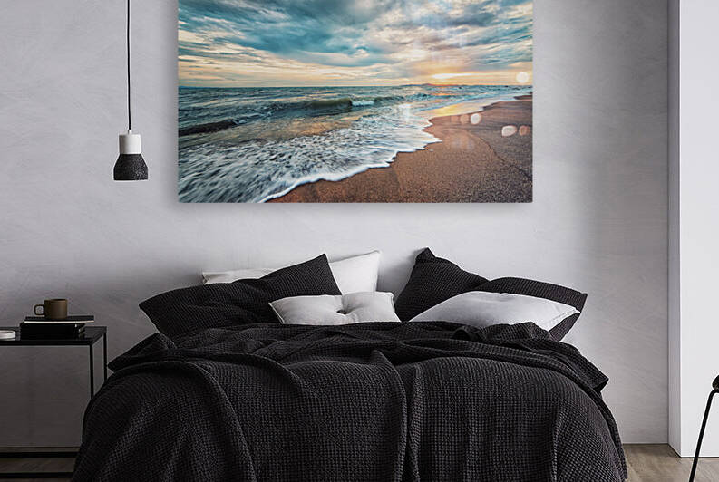 Sunset Beach by Manjik Pictures
