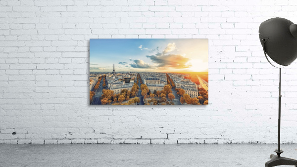 Paris panorama Wall Preview