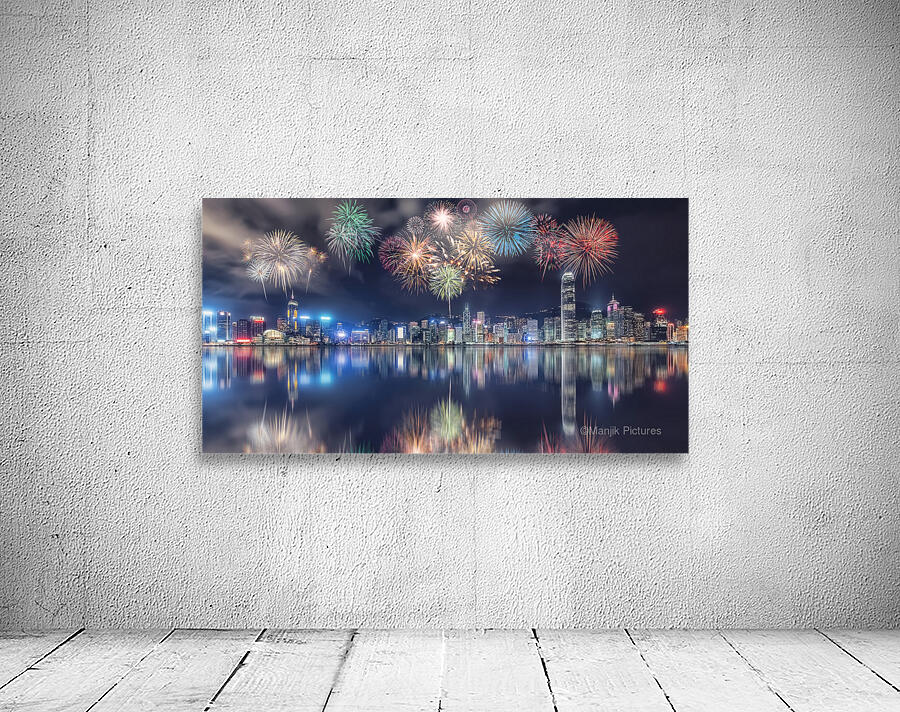 Hong Kong Firework Wall Preview