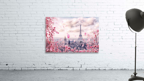 Pink Paris Wall Preview