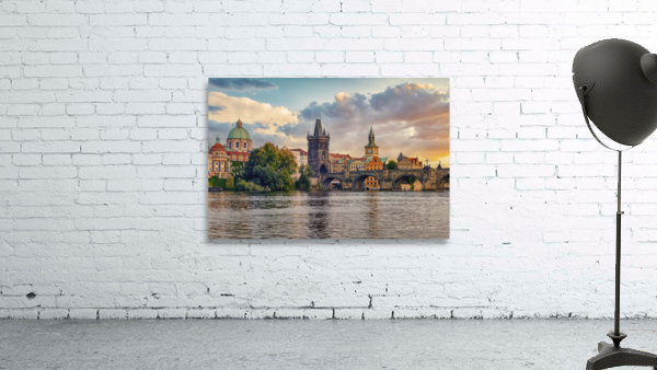 Prague Sunset Wall Preview