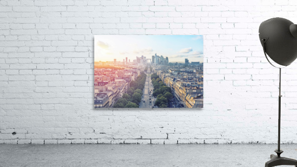 Sweet Light Over Paris Wall Preview