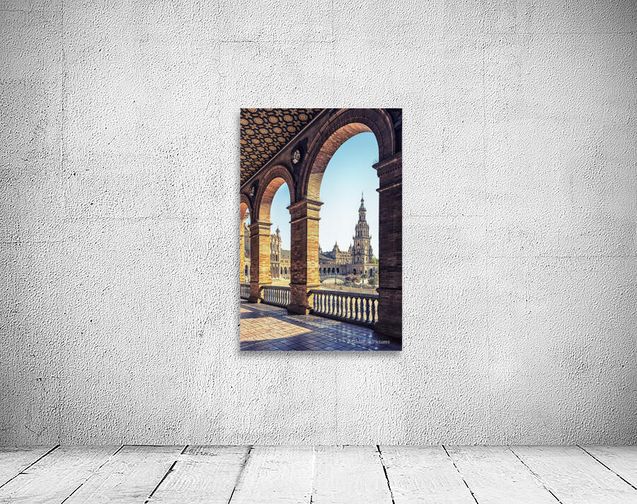 Seville Cityscape Wall Preview