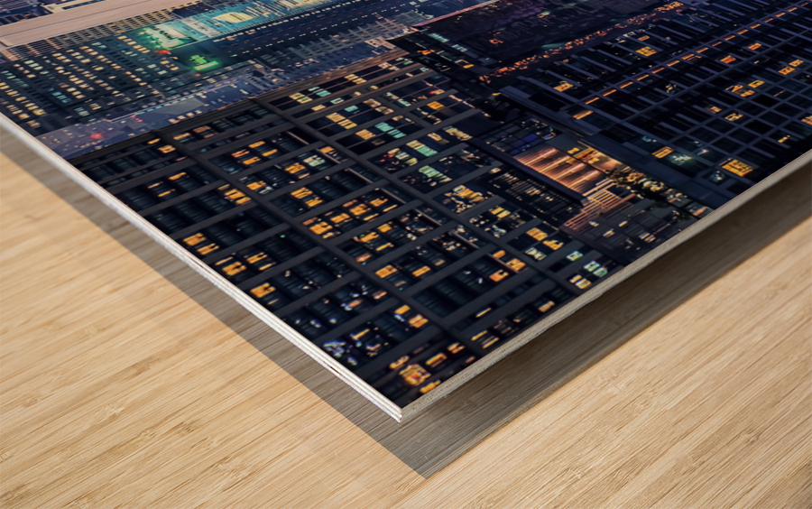  Bangkok Abyss Wood print
