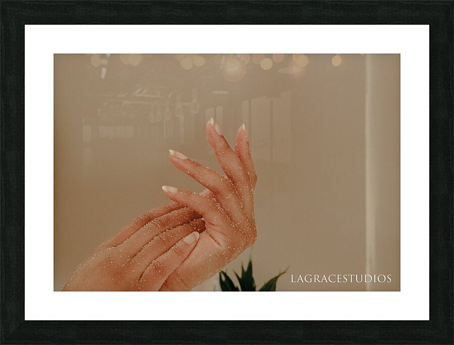 MY HAND Picture Frame print