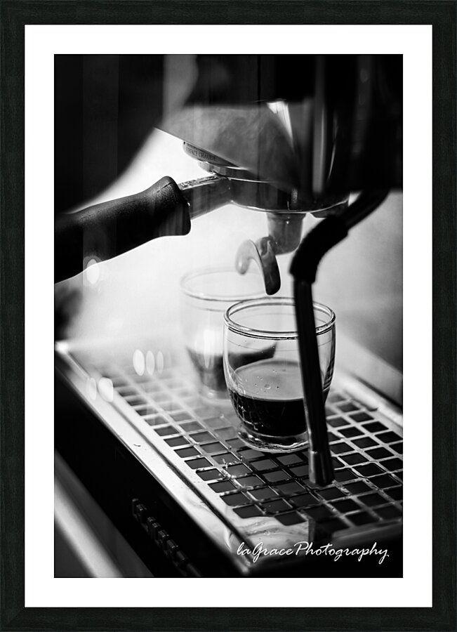 STEAMED ESPRESSO Picture Frame print