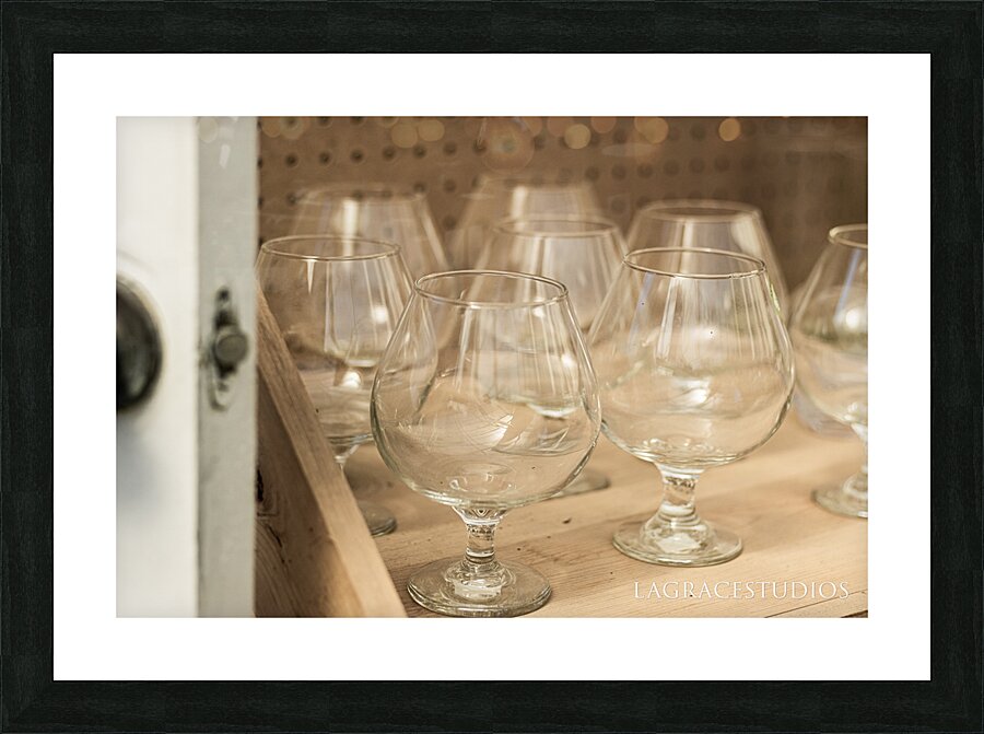 GLASS Picture Frame print