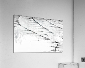 Frozen Pond Abstract Acrylic Print