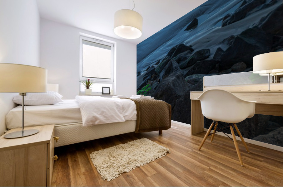 Morro Bay Rocks Mural print