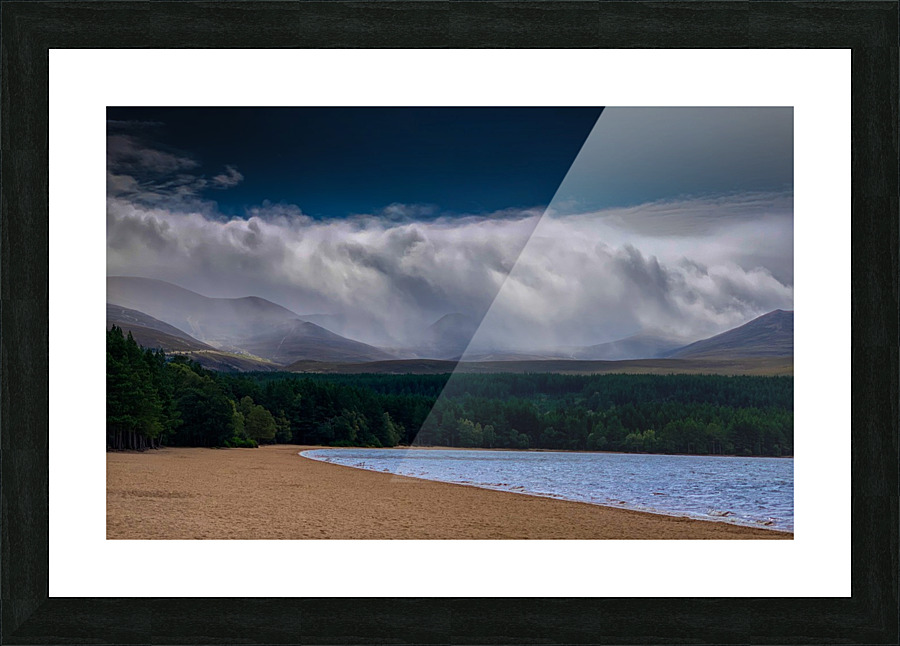 Scottish Lake Picture Frame print