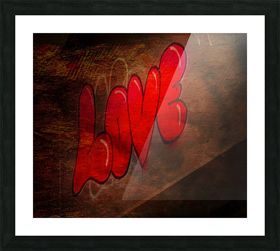 Love Bridge Picture Frame print