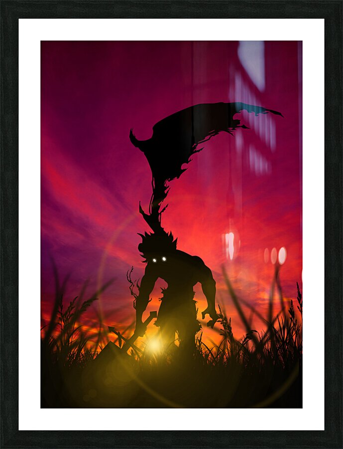 Asta Devil Picture Frame print