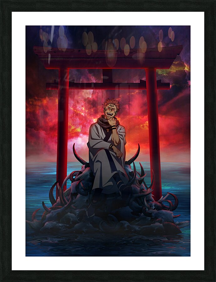 Malevolent Shrine Picture Frame print