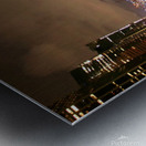 Evening in NY The East River Metal print