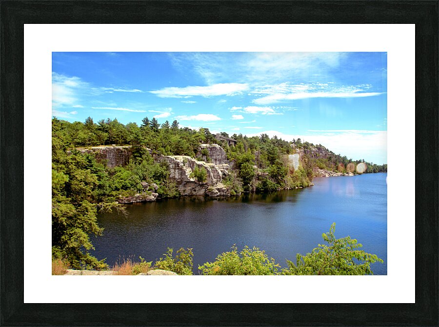Minnewaska The Lake Picture Frame print