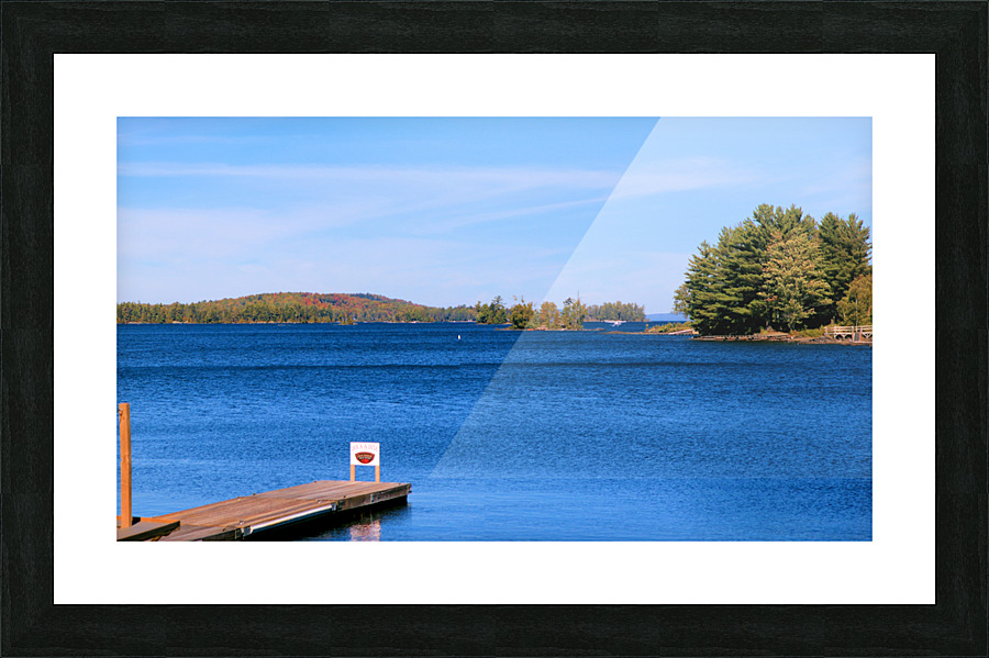 Moosehead Lake Picture Frame print