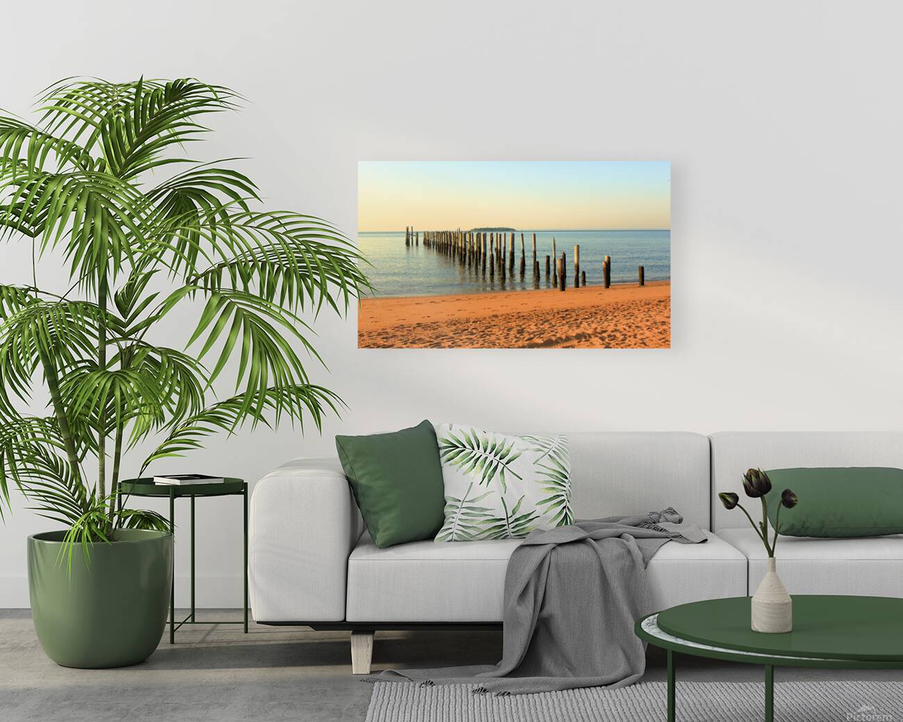 Midland Beach Morning Days Gone By Reproduction