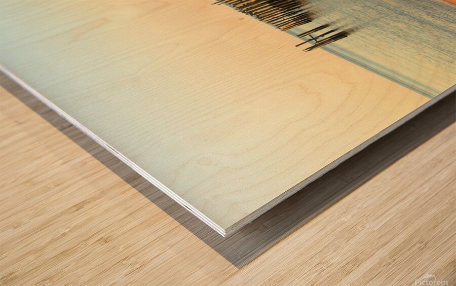 Midland Beach Morning Days Gone By Wood print