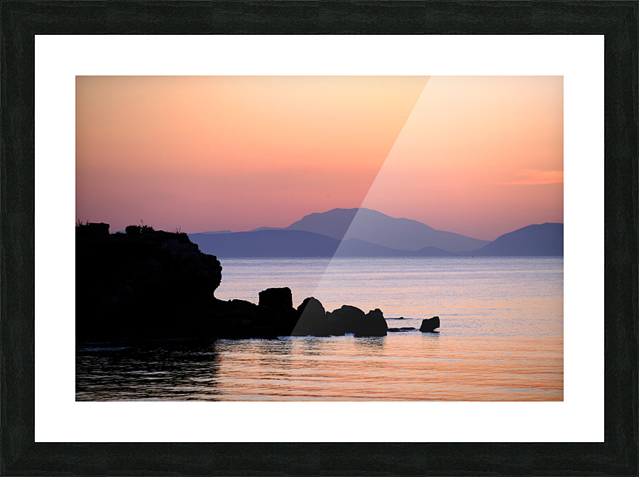 Golden hour Picture Frame print