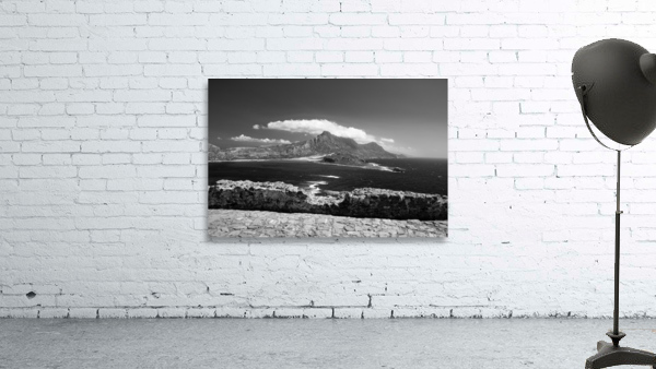 The mountain and the clouds Wall Preview
