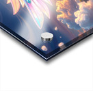 Image of an angel with the shape of a horse but an angel that flies Acrylic print