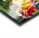 A Group of Children Playing in the Rain Jumping in Puddles Acrylic print