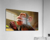 The Laughing Chimpanzee Acrylic Print