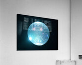  A Crystal Planet Floating in Deep Space Acrylic Print